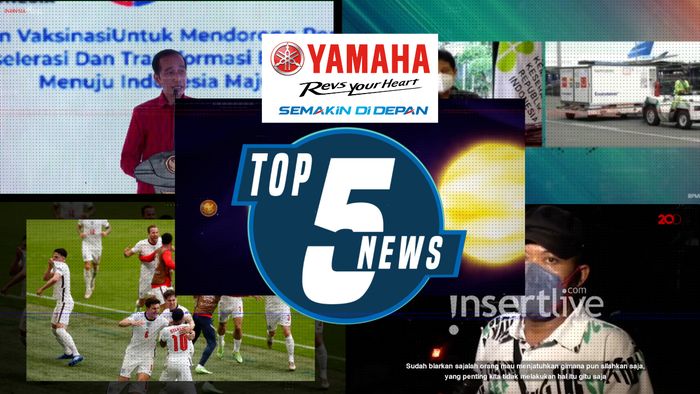 Top 5: Jokowi Finalisasi PPKM Darurat, Inggris ke Perempatfinal Euro 2020 