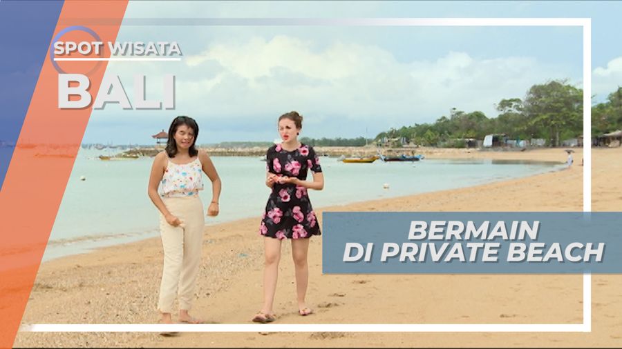 Seru-seruan Bermain Air di Private Beach Sanur, Bali