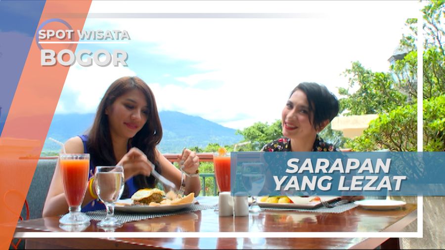 Sarapan Lezat Ditemani Panorama Indah Gunung Salak, Bogor