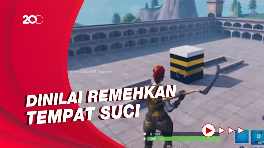 Dikecam, Game Fortnite Dinilai Hancurkan Ikon Mirip Kabah