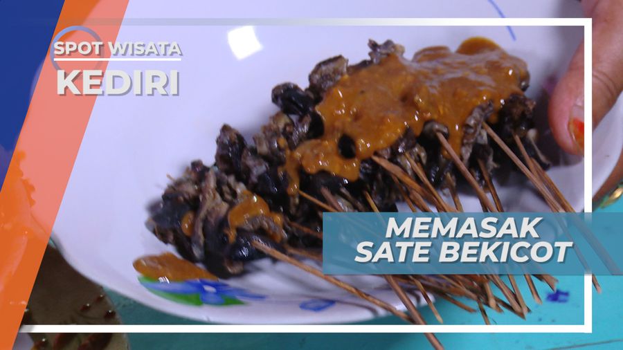 Sate Bekicot Kota Kediri, Dibubuhi Bumbu Kacang Penyedap Rasa