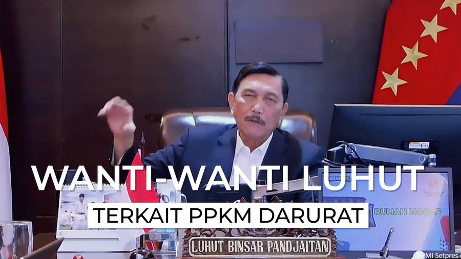 6 Wanti-wanti Luhut Terkait Penerapan PPKM Darurat
