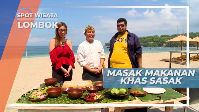 Persiapan Memasak Bebetok Tuna, Makanan Khas Sasak, Lombok
