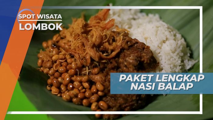 Nasi Balap Puyung, Paket Lengkap Rasa Nikmat nan Sedap, Lombok