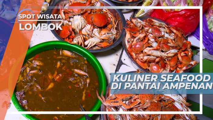Pantai Ampenan Lombok, Suguhkan Kuliner Laut Berlatar Panorama Senja