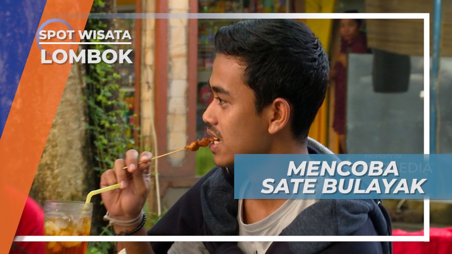 Sate Bulayak, Lontong Beras Ketan Si Gurih dari Lombok 