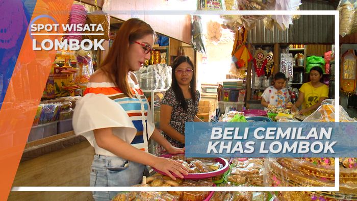Beli Cemilan Khas Lombok, di Pasar Cakranegara Jalan Selaparang