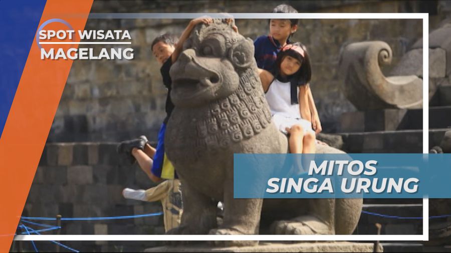 Mitos Singa Urung, Pasangan Kekasih Yang Melewati Dua Patung di Tangga Naik Candi Borobudur 