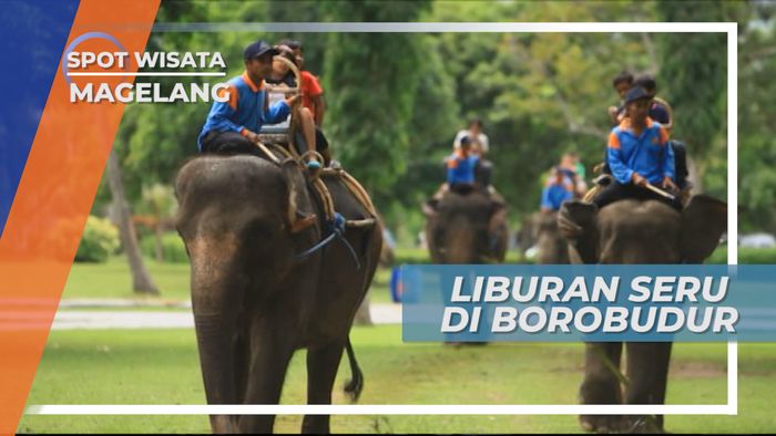 Wisata Tunggang Gajah Sumatera, Mengelilingi Desa Sekitar Candi Borobudur