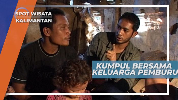 Santap Bersama, Kumpul Keluarga Pemburu Anggrek Hutan Pegunungan Meratus Kalimantan 