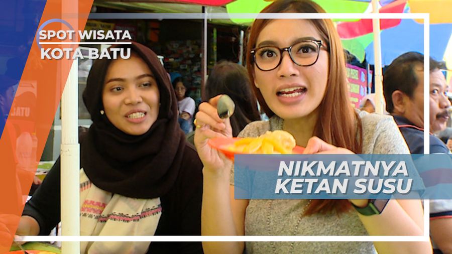 Nikmatnya Ketan Susu Aneka Rasa Bersama Teman Baru di Kota Batu Malang  