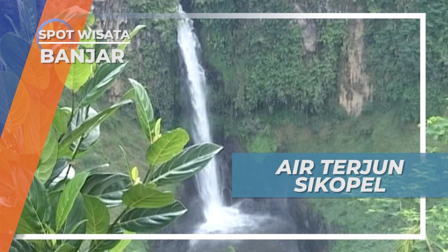 Keindahan Air Terjun Sikopel yang Dihimpit Oleh Dua Tebing, Banjarnegara