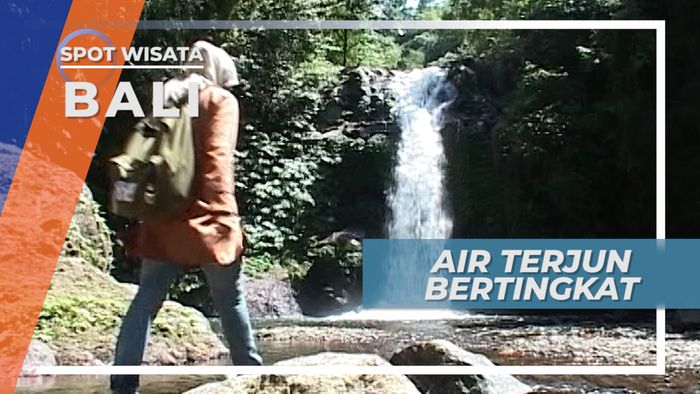 Air Terjun Bertingkat, Buih Indah Setinggi 15 Meter Desa Gitgit Bali