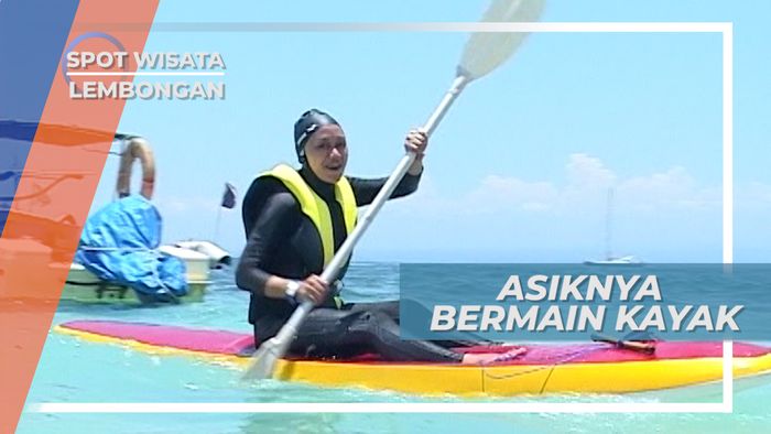 Adu Cepat Mendayung Diatas Kayak, Lembongan