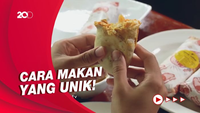 Bikin Laper: Sensasi Menyantap Nasi Padang Bungkus Kulit Tortilla