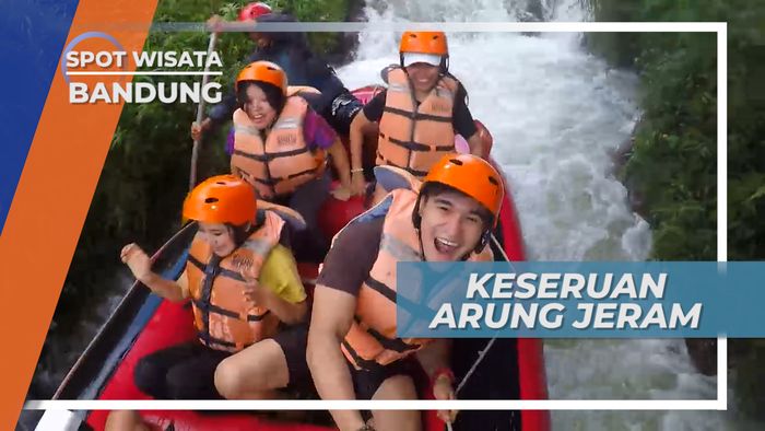 Keseruan Arung Jeram di Bandung