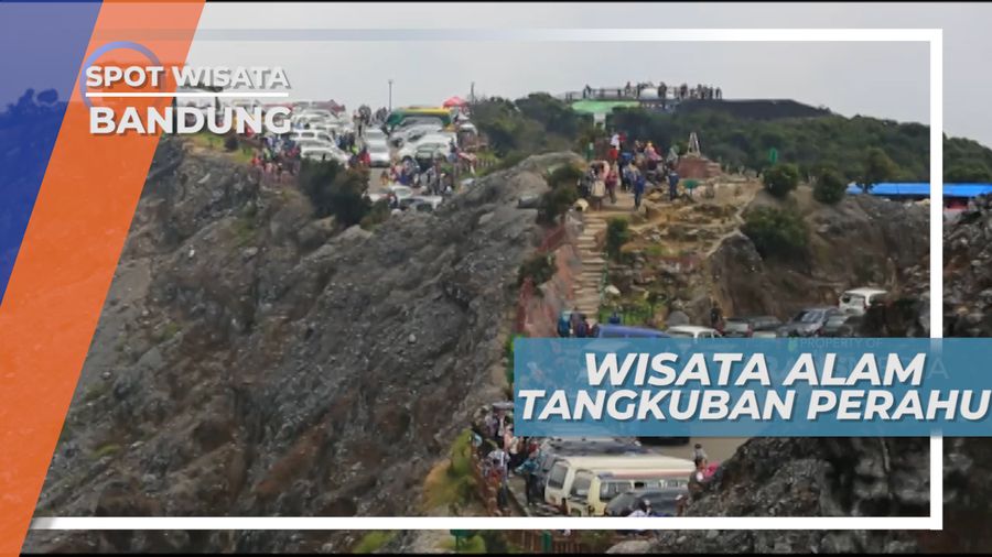 Gunung Tangkuban Parahu, Bisa Menaiki Mobil Sampai Di Puncak Bibir Kawah   