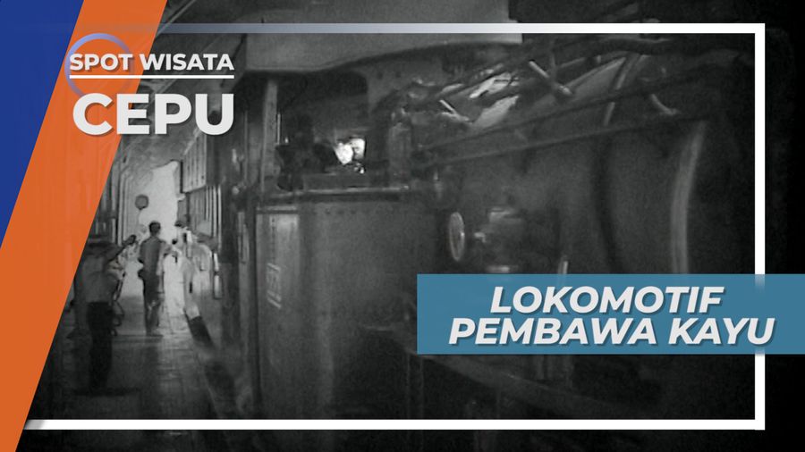 Lokomotif Jerman Bertenaga Uap, Dahulu Membawa Kayu Jati, Sekarang Berwisata di Cepu
