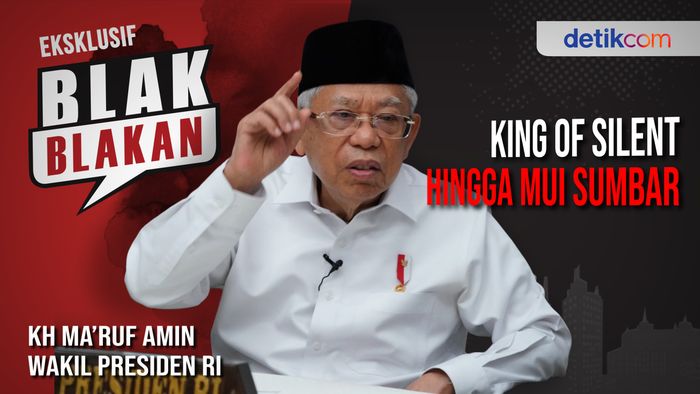 Blak-blakan Wapres Maruf Amin Silent Bukan Berarti Tak Kerja