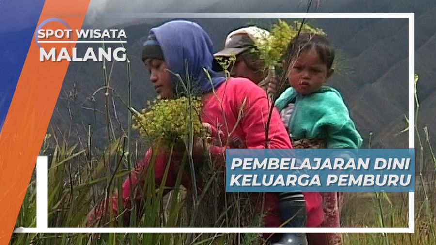 Mengajarkan Berburu Bunga Sejak Dini, Malang