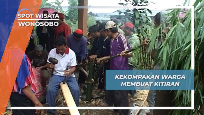 Kekompakan Warga Desa Krincing Membuat Kitiran Wonosobo, Yang Sarat Makna