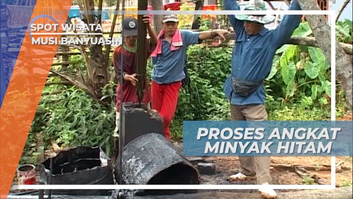 Molot, Mengangkat Minyak Hitam Dari Perut Bumi ala Desa Sungai Angit Musi Banyuasin