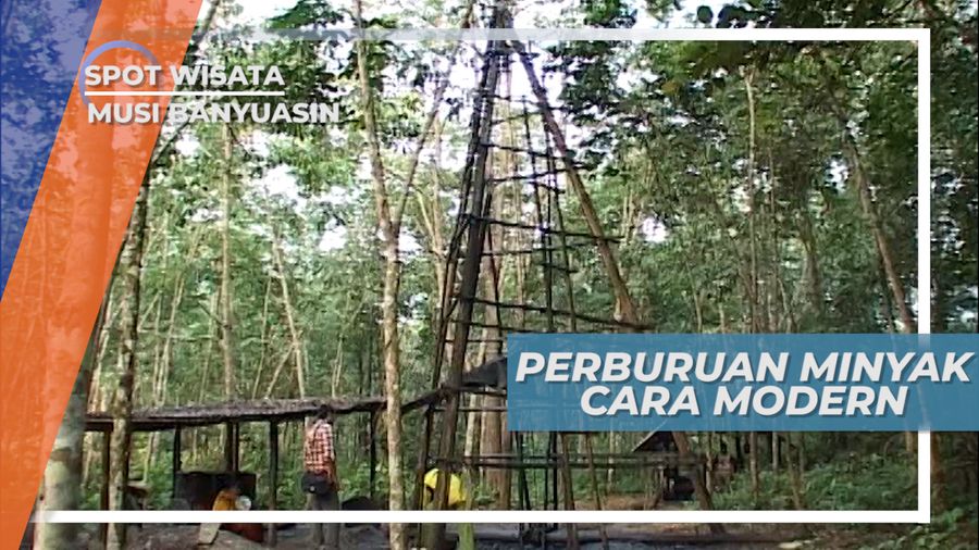 Selalu Ada Ide Kreatif, Memodifikasi Mesin Pengerek Minyak Bumi Desa Sungai Angit Musi Banyuasin  