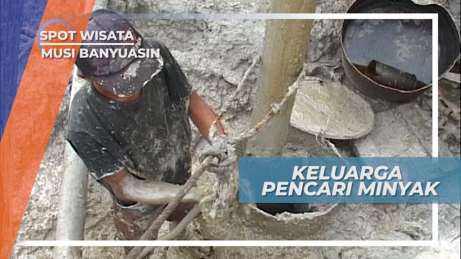 Lubang Sumur Minyak Tua Harapan Penghidupan Keluarga Desa Sungai Angit Musi Banyuasin 