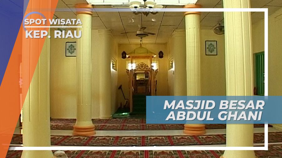 Masjid Raja Haji Abdul Ghani, Masjid Indah Berwarna Kuning Terang di Pulau Buru Kepulauan Riau