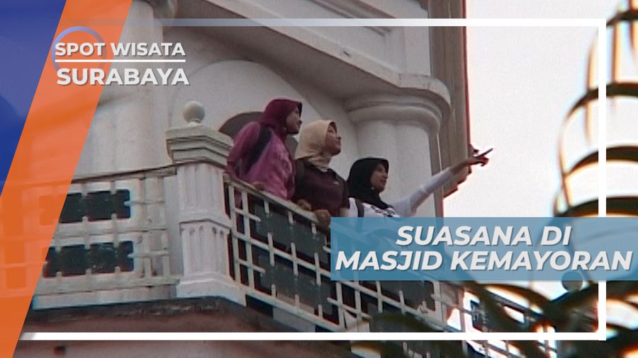 Masjid Kemayoran, Suasana Masjid Bermenara Satu di Kota Surabaya