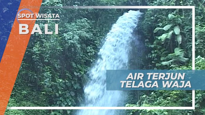Air Terjun Telaga Waja, Curahan Keindahan Alam Setinggi 8m di Karangasem Bali 