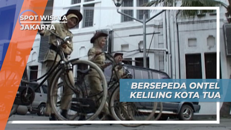 Wisata Edukasi Kota Tua Jakarta, Berkeliling dengan Sepeda Onthel
