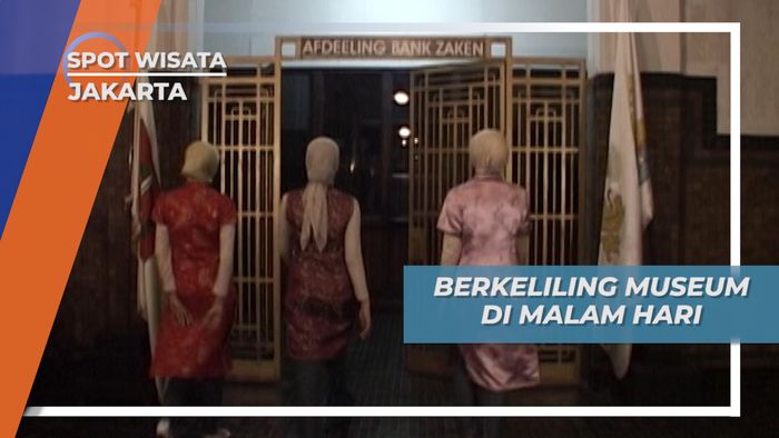 Wisata Edukasi Kota Tua Jakarta, Museum Bank Mandiri di Malam Hari