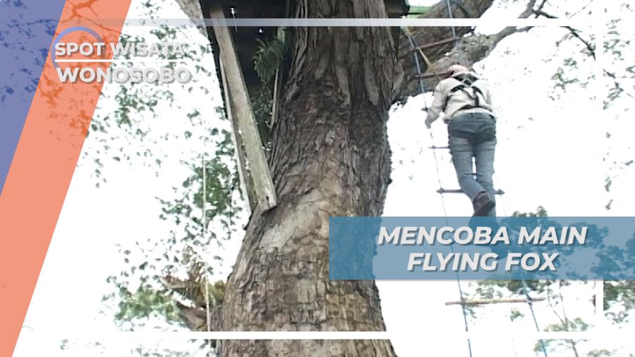 Jelajah Alam Wonosobo, Adu Keberanian Main Flying Fox