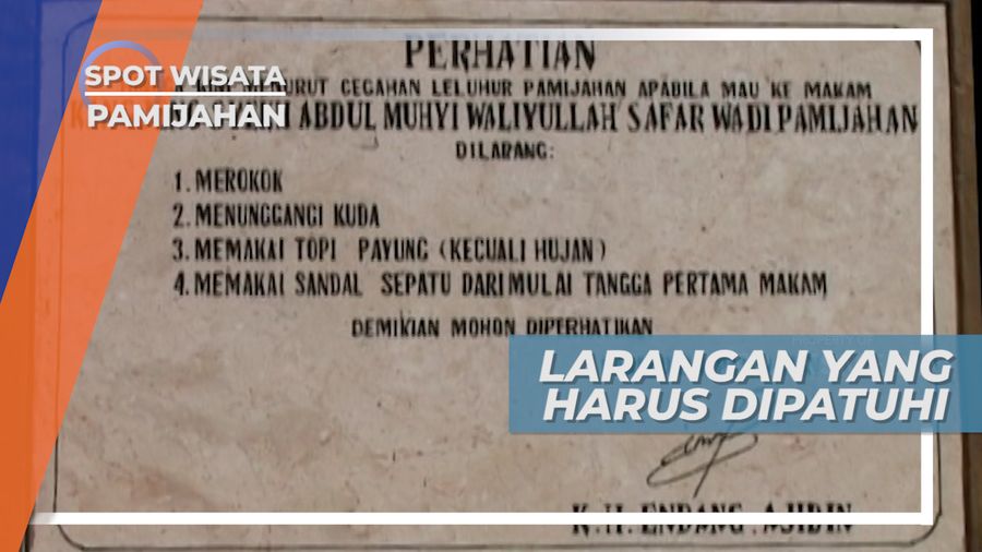 Makam Syekh Abdul Muhyi Pamijahan, Syarat Melakukan Ziarah
