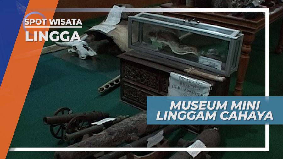 Museum Mini Linggam Cahaya Lingga, Menyimpan Fosil Ikan Raksasa Yang Memiliki Gading