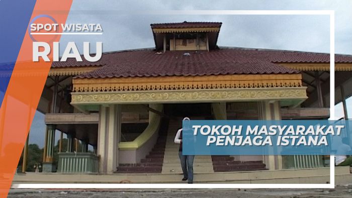 Penjaga Istana, Menjelaskan Istana Indragiri Riau Aslinya Sudah Tidah Ada Karena Abrasi