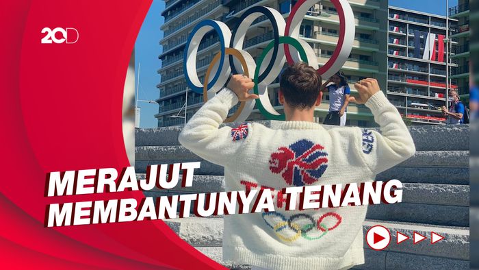 Gokil! Atlet Loncat Indah Ini Bikin Sweater Saat Olimpiade Tokyo 2020