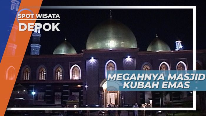 Kemegahan Masjid Dian Al Mahri Depok dengan Kubah Berlapis Emas 24 Karat