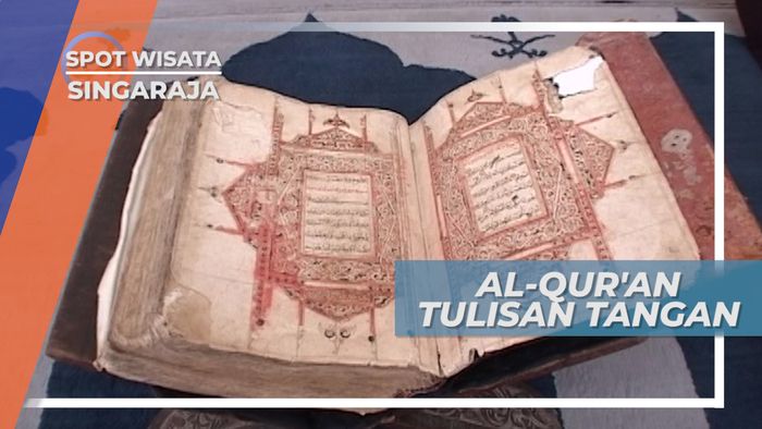 Masjid Agung Jami Singaraja, Al-Quran Tulisan Tangan Gusti Ngurah Ketut Jelantik Celagi