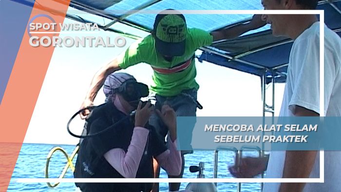 Belajar Menjatuhkan Diri Ke Air Ala Penyelam Profesional, Gorontalo