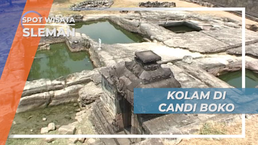 Keraton Ratu Boko, Kolam Keputren Terbuat dari Batu Yang Dilubangi di Sleman