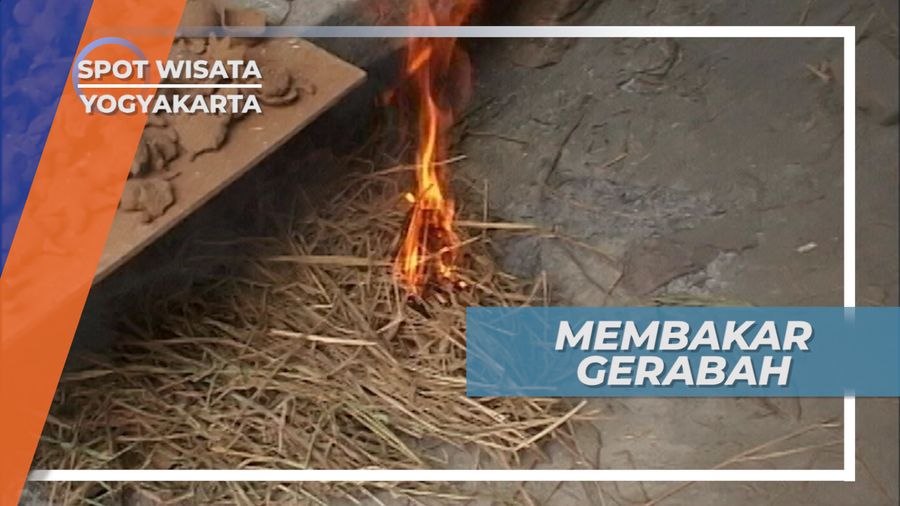 Proses Pembakaran Kerajinan Gerabah, Yogyakarta