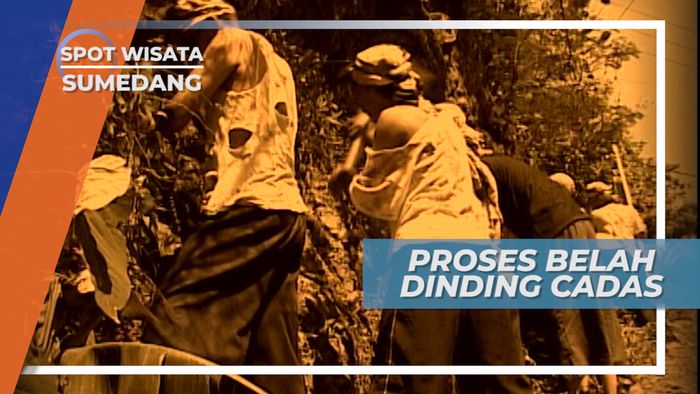 Prasasti Bukti Kerja Paksa Membelah Dinding Cadas, Sumedang