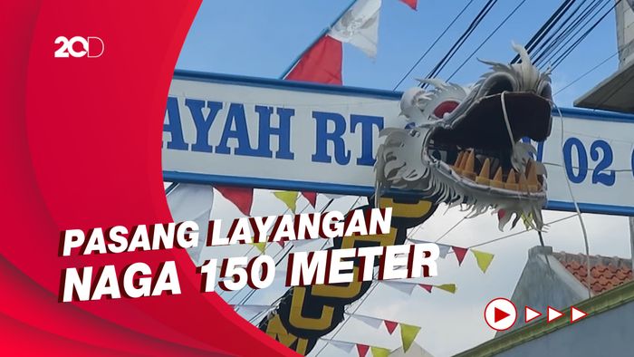 Cara Unik Warga Dusun Gowok Yogyakarta Rayakan HUT ke-76 RI