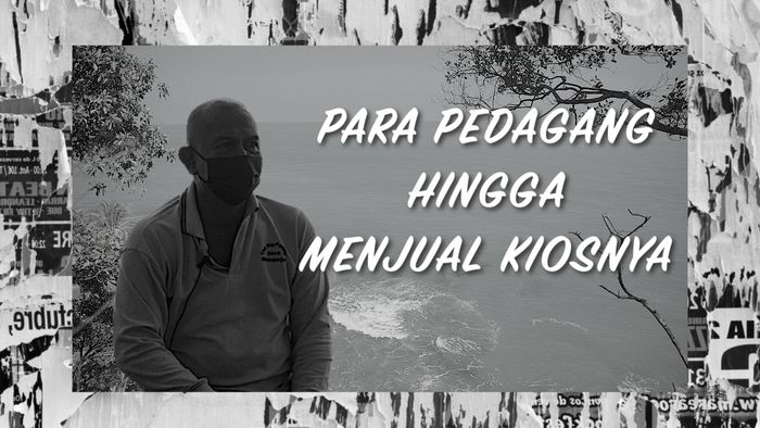 Sepinya Pantai di Kawasan Anyer Saat PPKM Diberlakukan