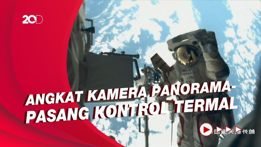 Melihat Aktivitas 3 Astronaut China Selesaikan Misi EVA Kedua