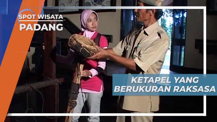 Ketapel Berukuran Raksasa, Peninggalan Tuanku Imam Bonjol, Padang