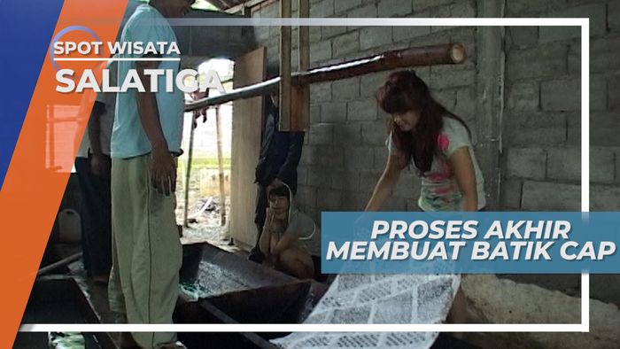 Nglorot, Tahap Akhir Membuat Selembar Kain Batik, Salatiga