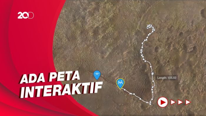 Mau Tahu Posisi Robot Penjelajah Mars? Cek Maps Ini! 